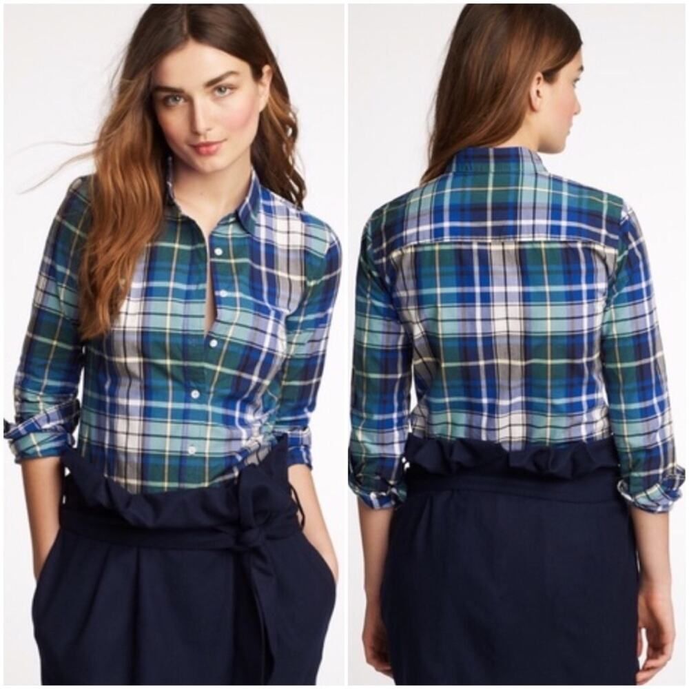 J. Crew The Boy Shirt in Quincy Tartan